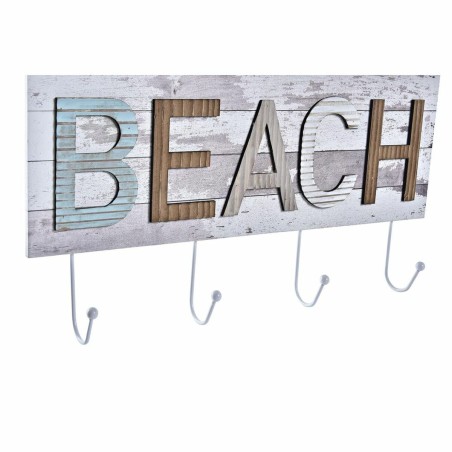 Appendiabiti da parete DKD Home Decor Legno Metallo Spiaggia 45 x 5 x