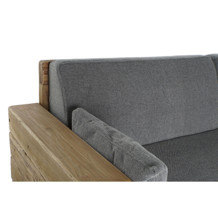 Sofá DKD Home Decor Gris Natural Alpino 224 x 95 x 82 cm 2