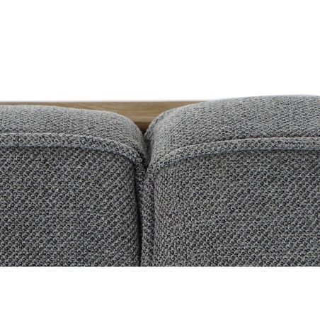 Sofá DKD Home Decor Gris Natural Alpino 224 x 95 x 82 cm