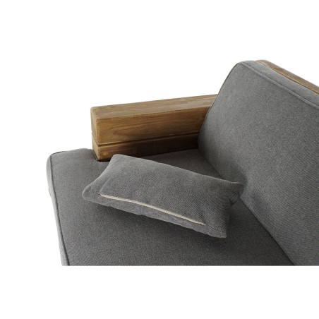 Sofa DKD Home Decor Grijs Natuurlijk Alpino 224 x 95 x 82 cm