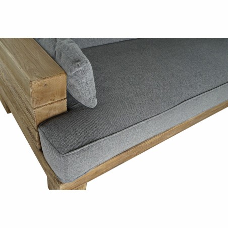Sofa DKD Home Decor Grijs Natuurlijk Alpino 224 x 95 x 82 cm