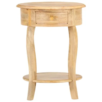 Table d'appoint 37x37x61 cm Bois de manguier massif 2