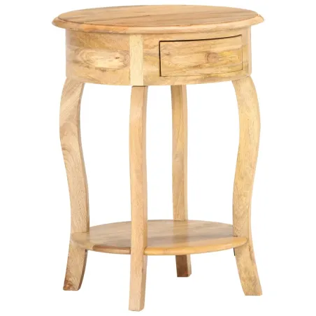 Table d'appoint 37x37x61 cm Bois de manguier massif