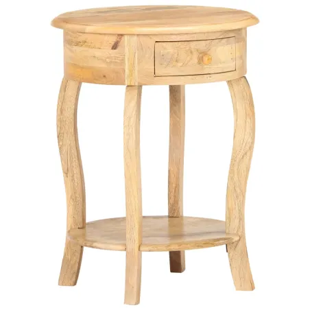 Table d'appoint 37x37x61 cm Bois de manguier massif
