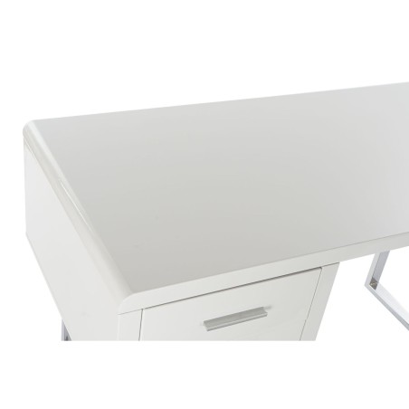 Scrivania DKD Home Decor Bianco Argentato Metallo Legno MDF 120 x 55 x