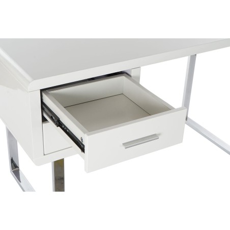 Scrivania DKD Home Decor Bianco Argentato Metallo Legno MDF 120 x 55 x