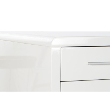 Scrivania DKD Home Decor Bianco Argentato Metallo Legno MDF 120 x 55 x
