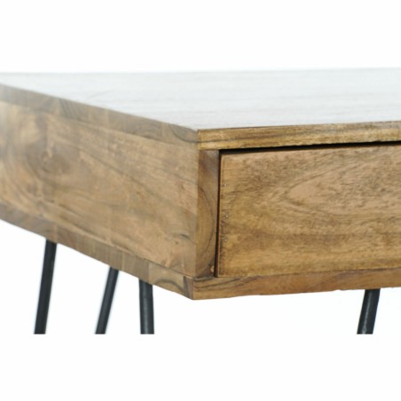 Escritorio DKD Home Decor 115 x 55 x 76 cm Natural Negro Metal
