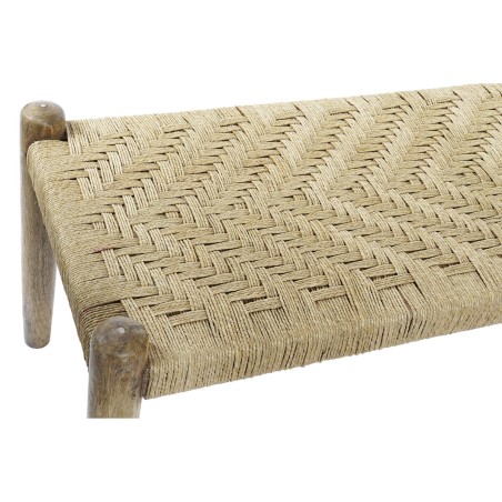 Kruk DKD Home Decor 145 x 55 x 49 cm Natuurlijk Bruin Touw Mangohout