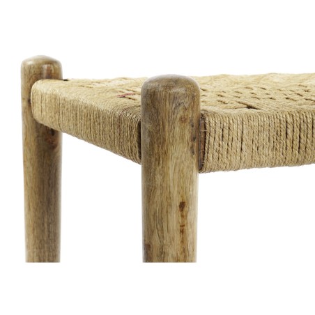 Hocker DKD Home Decor 145 x 55 x 49 cm natürlich Braun Schnur Mango-H