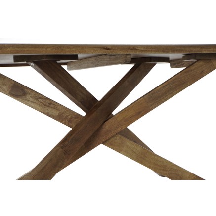 Dining Table DKD Home Decor 180 x 86 x 76 cm Natural Walnut 2