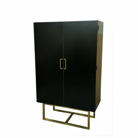 Kast DKD Home Decor  110 x 50 x 180 cm Zwart Metaal Populier