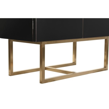 Kast DKD Home Decor  110 x 50 x 180 cm Zwart Metaal Populier
