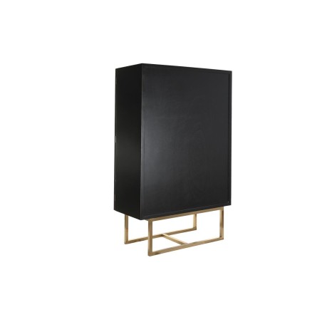 Kast DKD Home Decor  110 x 50 x 180 cm Zwart Metaal Populier