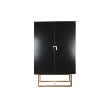 Kast DKD Home Decor  110 x 50 x 180 cm Zwart Metaal Populier