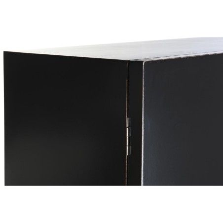 Kast DKD Home Decor  110 x 50 x 180 cm Zwart Metaal Populier