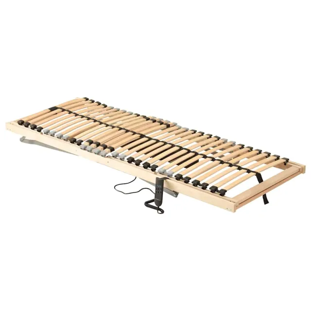 Sommier à lattes électrique sans matelas avec 7 zones 70x200 cm