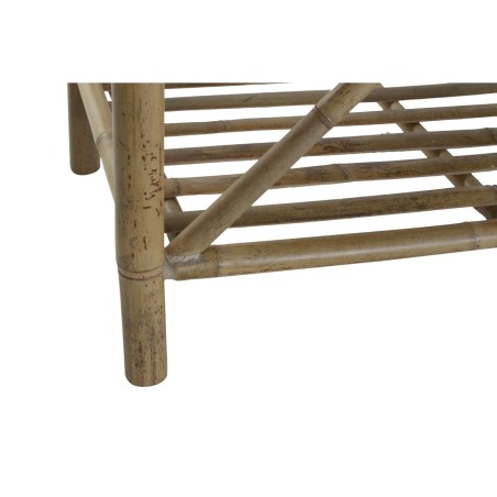 Panca DKD Home Decor Naturale Beige Marrone Cotone Bambù (100 x 44 x