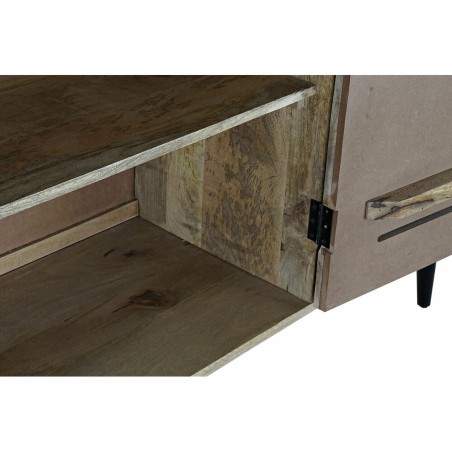 Credenza DKD Home Decor  Nero Metallo Legno di mango 140 x 40 x 93 cm