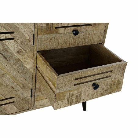 Sideboard DKD Home Decor  Black Metal Mango wood 140 x 40 x 93 cm