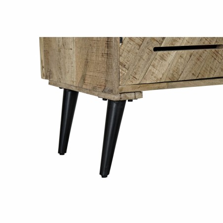Credenza DKD Home Decor  Nero Metallo Legno di mango 140 x 40 x 93 cm