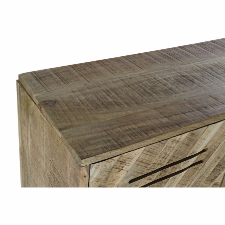 Credenza DKD Home Decor  Nero Metallo Legno di mango 140 x 40 x 93 cm