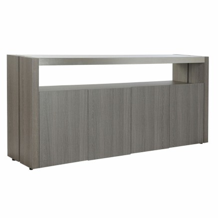 Dressoir DKD Home Decor  Grijs Aluminium Kristal Ek Gehard glas 165 x
