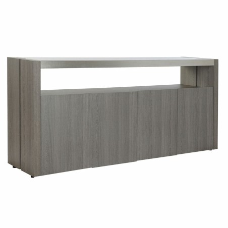 Anrichte DKD Home Decor  Grau Aluminium Kristall Eg Verre trempé 165