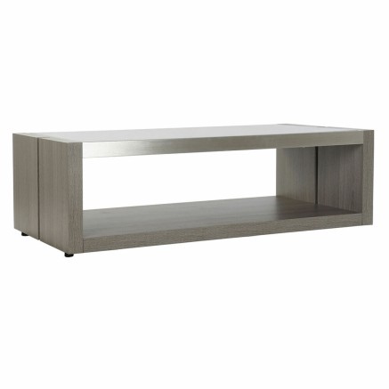 Hoofdtafel DKD Home Decor Kristal Aluminium Ek Gehard glas (120 x 60 x