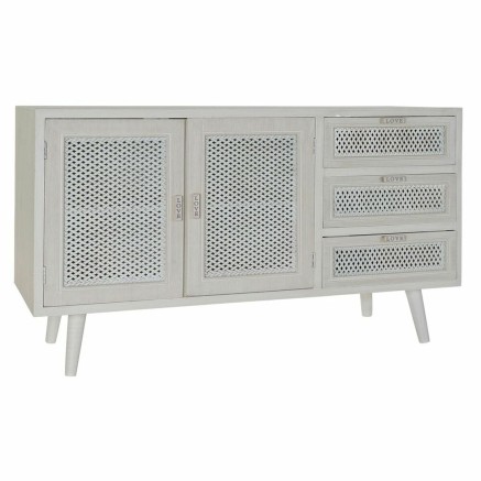 Anrichte DKD Home Decor  Weiß Holz Holz MDF 110 x 41 x 64 cm