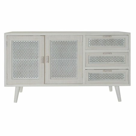 Dressoir DKD Home Decor  Wit Hout Hout MDF 110 x 41 x 64 cm