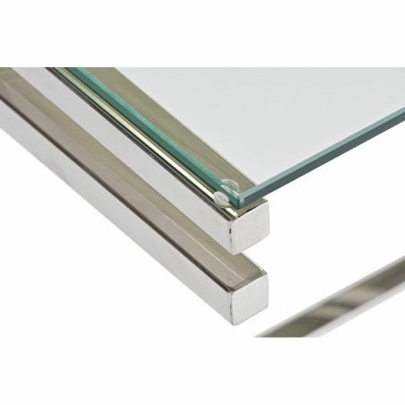 Mesa de Centro DKD Home Decor Cristal Acero Inoxidable (120 x 60 x 45