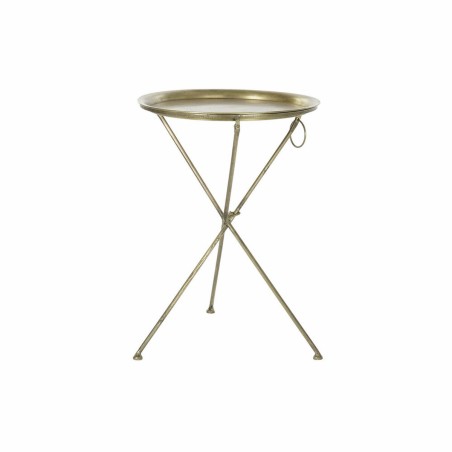 Bijzettafel DKD Home Decor Gouden Blik (47,5 x 47,5 x 64,5 cm)