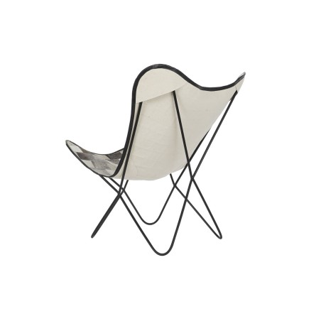 Keukenstoel DKD Home Decor Wit Zwart Beige Grijs 74 x 70 x 90 cm