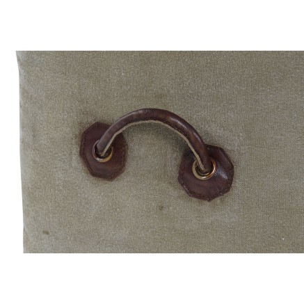 Poggiapiedi DKD Home Decor 46 x 40 x 40 cm Beige Marrone Vintage 2