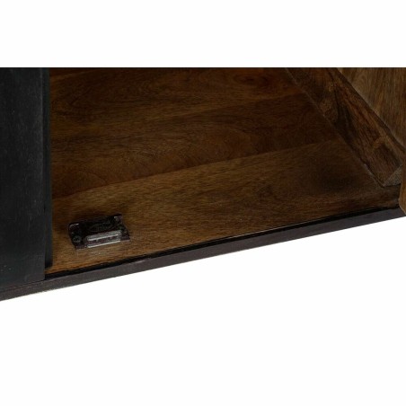 Buffet DKD Home Decor Noir Doré Naturel Rotin Bois de manguier 150 x