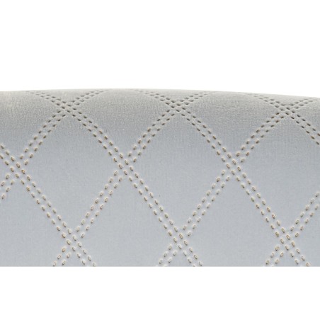 Leunstoel DKD Home Decor Zwart Metaal Hemelsblauw (76 x 76 x 82 cm)