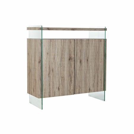 Buffet DKD Home Decor  Naturel Verre trempé Bois MDF 120 x 44 x 120 c