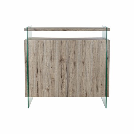 Aparador DKD Home Decor  Natural Cristal Templado Madera MDF 120 x 44