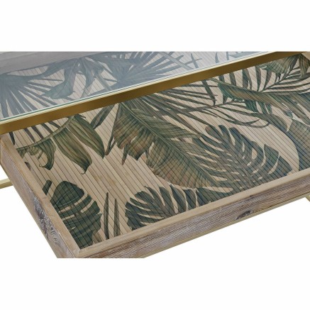 Table Basse DKD Home Decor Doré Naturel 90 x 60 x 45 cm 2