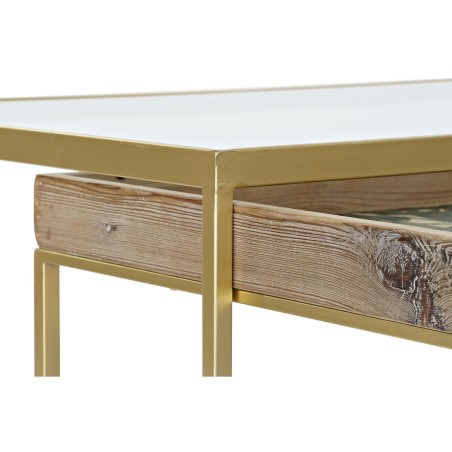Hoofdtafel DKD Home Decor Gouden Natuurlijk 90 x 60 x 45 cm