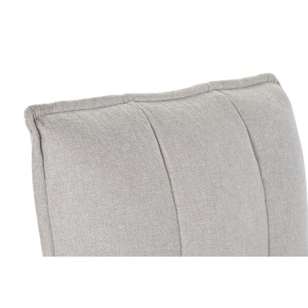 Leunstoel DKD Home Decor Beige Gouden Metaal Polyester (66 x 71 x 77 c 2