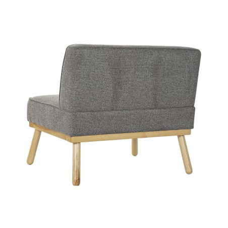 Poltrona DKD Home Decor 80 x 66 x 72 cm Abete Legno Marrone Grigio scu