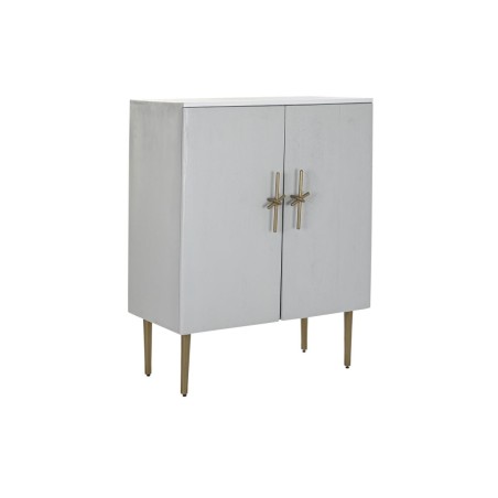 Armoire DKD Home Decor Blanc Doré Fer Bois de manguier 85 x 45 x 110