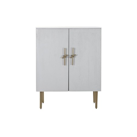 Armadio DKD Home Decor Bianco Dorato Ferro Legno di mango 85 x 45 x 11