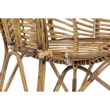 Sillón DKD Home Decor Natural Mimbre 56 x 50 x 83 cm 56 x 56 x 83 cm 2