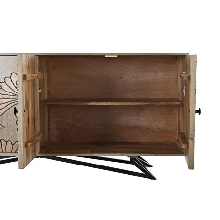Anrichte DKD Home Decor Grau natürlich Metall Mango-Holz 177 x 45 x 7
