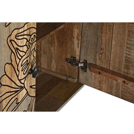 Anrichte DKD Home Decor Grau natürlich Metall Mango-Holz 177 x 45 x 7