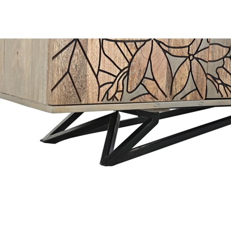 Anrichte DKD Home Decor Grau natürlich Metall Mango-Holz 177 x 45 x 7