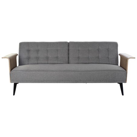 Divano Letto DKD Home Decor Marrone Grigio Metallo Città 203 x 87 x 8
